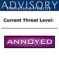 Homeland Security Parody - Threat level: Annoyed!