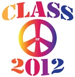 Class of 2012 Tie Dye Peace Sign Class of 2012 Tie Dye Peace Sign