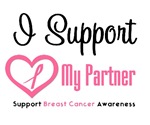 I Support (Partner) Breast Cancer T-Shirts I Support (Partner) Breast Cancer T-Shirts