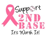 Support 2nd Base Breast Cancer T-Shirts & Gifts Support 2nd Base Breast Cancer T-Shirts & Gifts