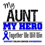 Colon Cancer Hero Aunt Shirts & Gifts Colon Cancer Hero Aunt Shirts & Gifts
