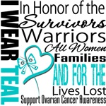 I Wear a Teal Ribbon Tribute Ovarian Cancer Gifts I Wear a Teal Ribbon Tribute Ovarian Cancer Gifts