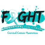 Fight Cervical Cancer Cause Shirts Fight Cervical Cancer Cause Shirts