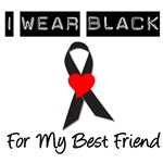 I Wear Black Ribbon Best Friend T-Shirts I Wear Black Ribbon Best Friend T-Shirts