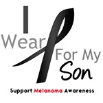 Melanoma I Wear Black For My Son Shirts Melanoma I Wear Black For My Son Shirts