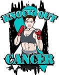 Knock Out Cervical Cancer Shirts Knock Out Cervical Cancer Shirts