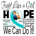 Fight We Can Do It Cervical Cancer Shirts Fight We Can Do It Cervical Cancer Shirts