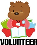 CUTE LIBRARY VOLUNTEER TEDDY BEAR