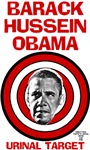 Obama Urinal Target Obama Urinal Target