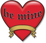 Be Mine Valentine Heart T-shirts & Gifts Be Mine Valentine Heart T-shirts & Gifts