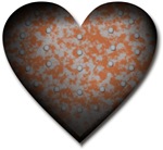Rusty Iron Heart Anti Valentine T-shirts & Gifts Rusty Iron Heart Anti Valentine T-shirts & Gifts