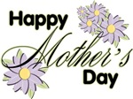 Mothers Day Purple Flowers T-shirts Gifts Mothers Day Purple Flowers T-shirts Gifts