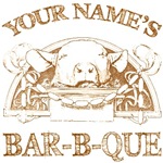 Your Name Vintage Bar-B-Que T-shirts Gifts Your Name Vintage Bar-B-Que T-shirts Gifts