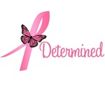 Determined Breast Cancer Butterfly Determined Breast Cancer Butterfly