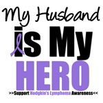 Hodgkin's Lymphoma Hero (Husband) Shirts Hodgkin's Lymphoma Hero (Husband) Shirts