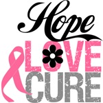 Breast Cancer HOPE LOVE CURE T-Shirts & Gifts Breast Cancer HOPE LOVE CURE T-Shirts & Gifts