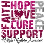 Collage Hope Cure Multiple Myeloma Shirts Collage Hope Cure Multiple Myeloma Shirts