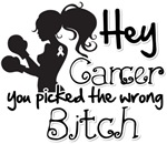 Lung Cancer Picked The Wrong Bitch Shirts Lung Cancer Picked The Wrong Bitch Shirts
