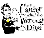 Sarcoma Cancer Picked The Wrong Diva Shirts Sarcoma Cancer Picked The Wrong Diva Shirts