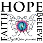 Faith Hope Believe Thyroid Cancer Shirts Faith Hope Believe Thyroid Cancer Shirts