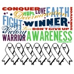 Empowering Words Mesothelioma Shirts Empowering Words Mesothelioma Shirts