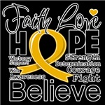 Faith Hope Appendix Cancer Shirts Faith Hope Appendix Cancer Shirts