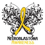 Butterfly Floral Neuroblastoma Shirts Butterfly Floral Neuroblastoma Shirts