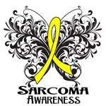 Butterfly Floral Sarcoma Cancer Shirts Butterfly Floral Sarcoma Cancer Shirts