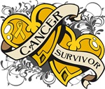 Neuroblastoma Survivor Double Heart Shirts Neuroblastoma Survivor Double Heart Shirts