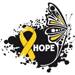 Hope Grunge Butterfly Childhood Cancer Shirts Hope Grunge Butterfly Childhood Cancer Shirts