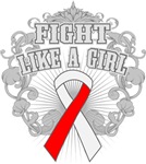 Oral Cancer Fight Like A Girl Shirts Oral Cancer Fight Like A Girl Shirts