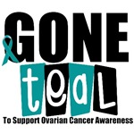 Gone Teal Ovarian Cancer T-Shirts & Gifts Gone Teal Ovarian Cancer T-Shirts & Gifts