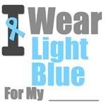 I Wear Light Blue Prostate Cancer T-Shirts I Wear Light Blue Prostate Cancer T-Shirts