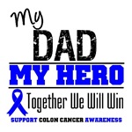 Colon Cancer Hero Dad Shirts & Gifts Colon Cancer Hero Dad Shirts & Gifts