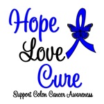 Colon Cancer Hope Love Cure T Shirts & Gifts Colon Cancer Hope Love Cure T Shirts & Gifts