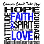 Colon Cancer Can't Take My Hope Shirts Colon Cancer Can't Take My Hope Shirts