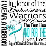 I Wear A Ribbon Tribute Cervical Cancer Shirts I Wear A Ribbon Tribute Cervical Cancer Shirts