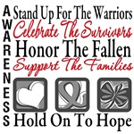 Brain Cancer Stand Up Honor Shirts Brain Cancer Stand Up Honor Shirts