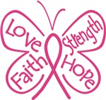 Butterfly Hope Breast Cancer Shirts Butterfly Hope Breast Cancer Shirts