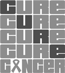 CURE Brain Cancer Collage Shirts CURE Brain Cancer Collage Shirts