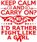 Blood Cancer Keep Calm & Fight Like A Girl Blood Cancer Keep Calm & Fight Like A Girl