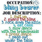 Occupation: Bling Bearer Occupation: Bling Bearer