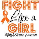 Multiple Sclerosis Fight Like a Girl Shirts Multiple Sclerosis Fight Like a Girl Shirts