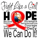 Heart Disease Hope Fight Like a Girl Shirts Heart Disease Hope Fight Like a Girl Shirts