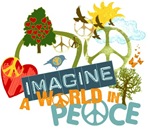 Vintage Style Peace Abtract Art Vintage Style Peace Abtract Art
