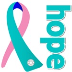 Thyroid Cancer Hope Ribbon Shirts and Gifts Thyroid Cancer Hope Ribbon Shirts and Gifts