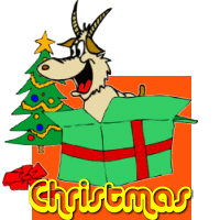 Christmas Goats Christmas Goats