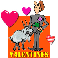 Goat Valentines Goat Valentines