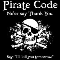 Pirate Thank You Pirate Thank You