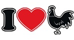 I Love (Heart) Rooster (Cock) I Love (Heart) Rooster (Cock)